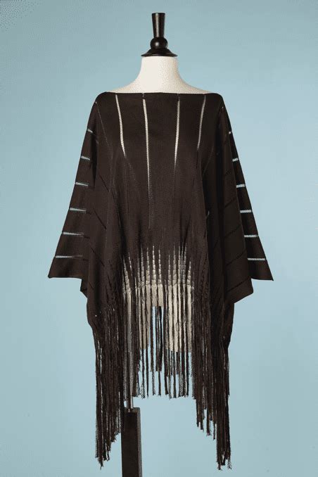 poncho yves saint laurent